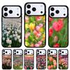 Flowery Field Flowers Tulips Phone Case for iPhone 17 16 15 14 13 Pro Max Back Cover for 12 11 Pro Coque