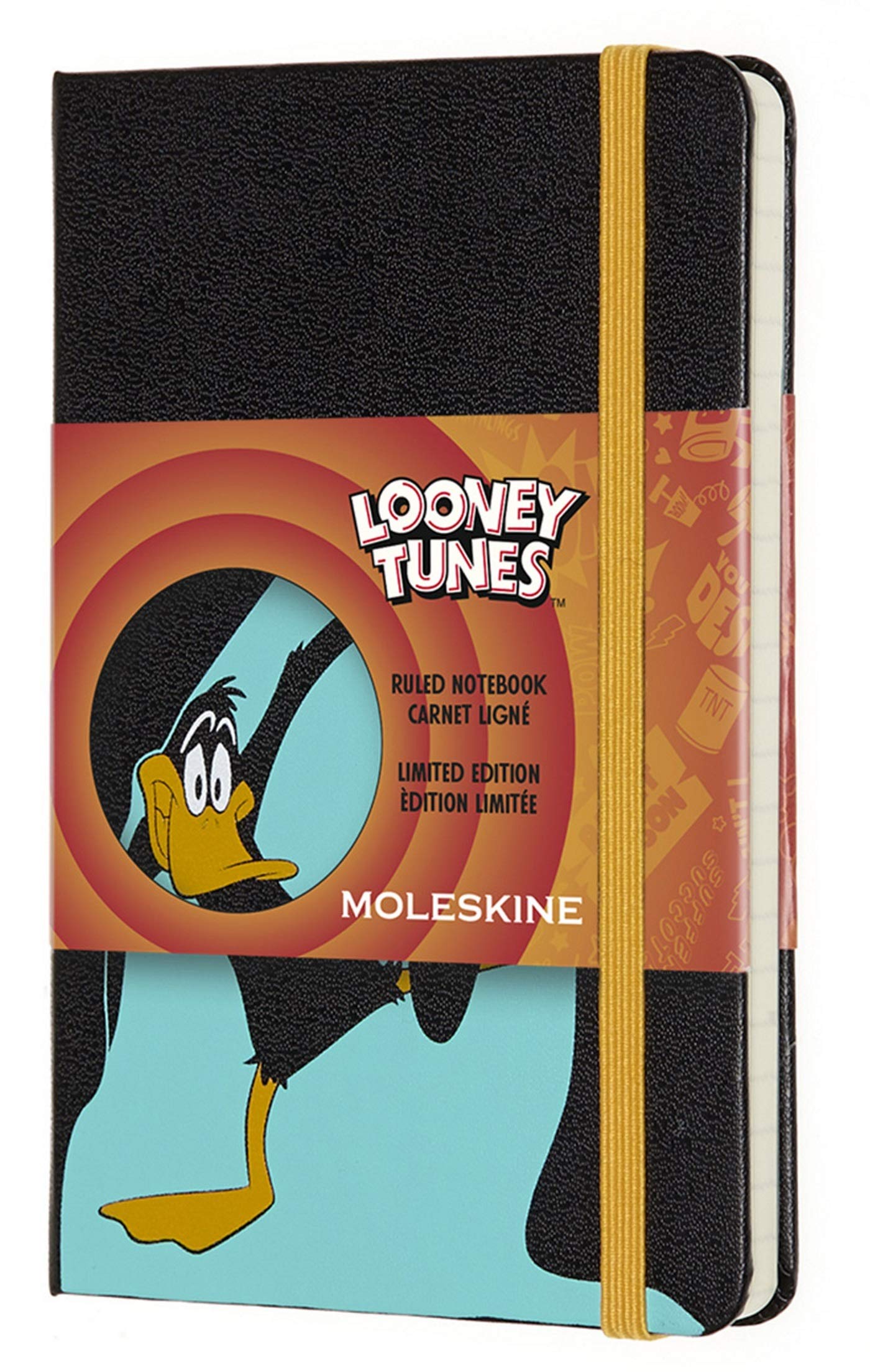 

Moleskine Блокнот ограниченной серии Looney Tunes карманный в линейку Даффи Дак