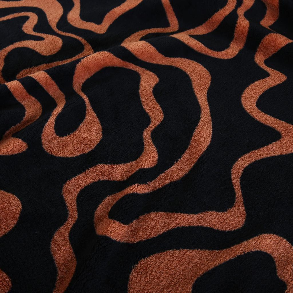 Abstract Stripe Pattern Flannel Blanket Autumn Winter Luxury Soft Warm Bedspread Sofa Cover Home Decor Travel Throw Blankets