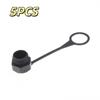 5/10Pcs Internal Thread/External Thread Connector Cover With Rope M12 Dust Cover For Aviation Plug Special Male And Female Cap