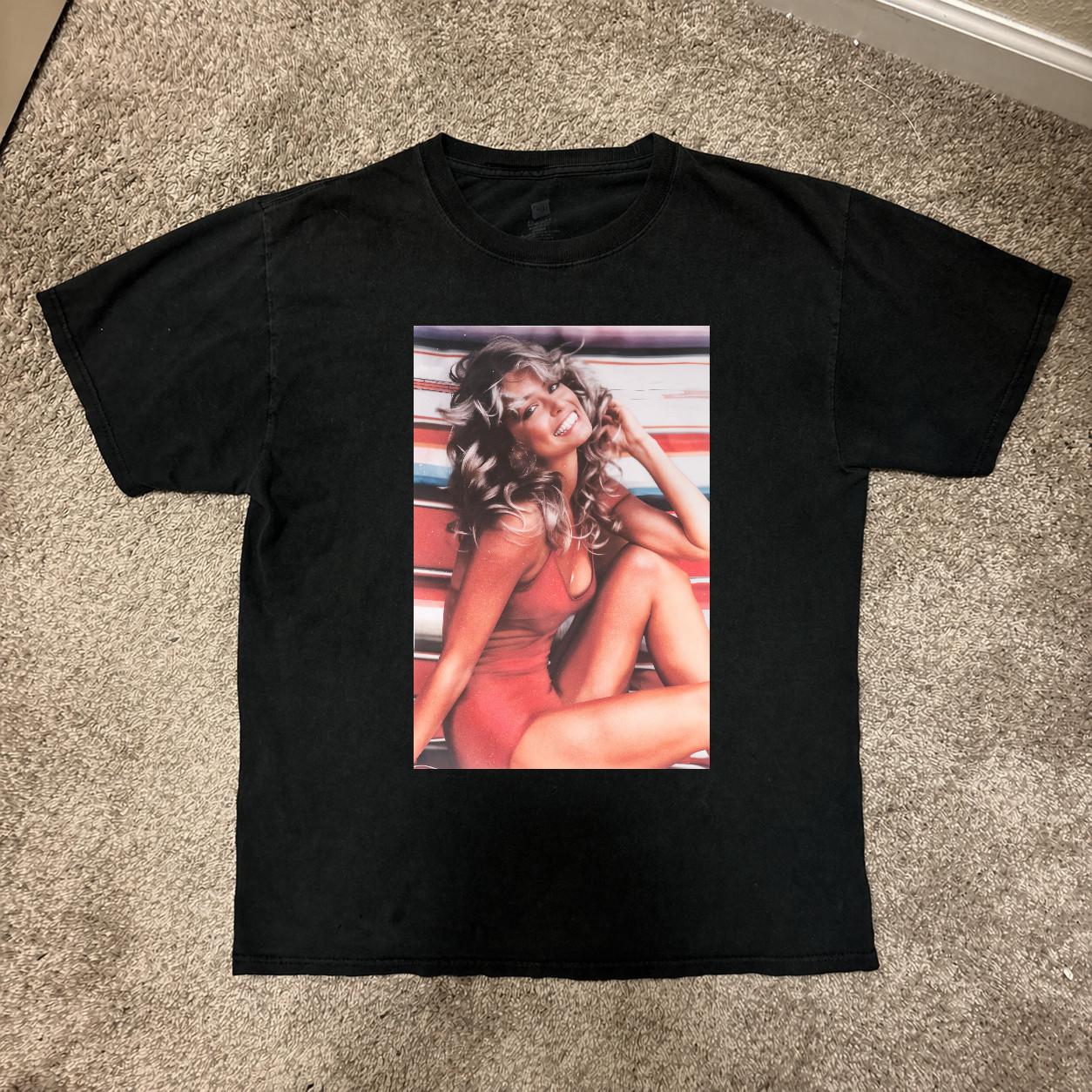 Rare Farrah Fawcett Graphic T-Shirt Unisex All Sizes S-5XL S разноцветный