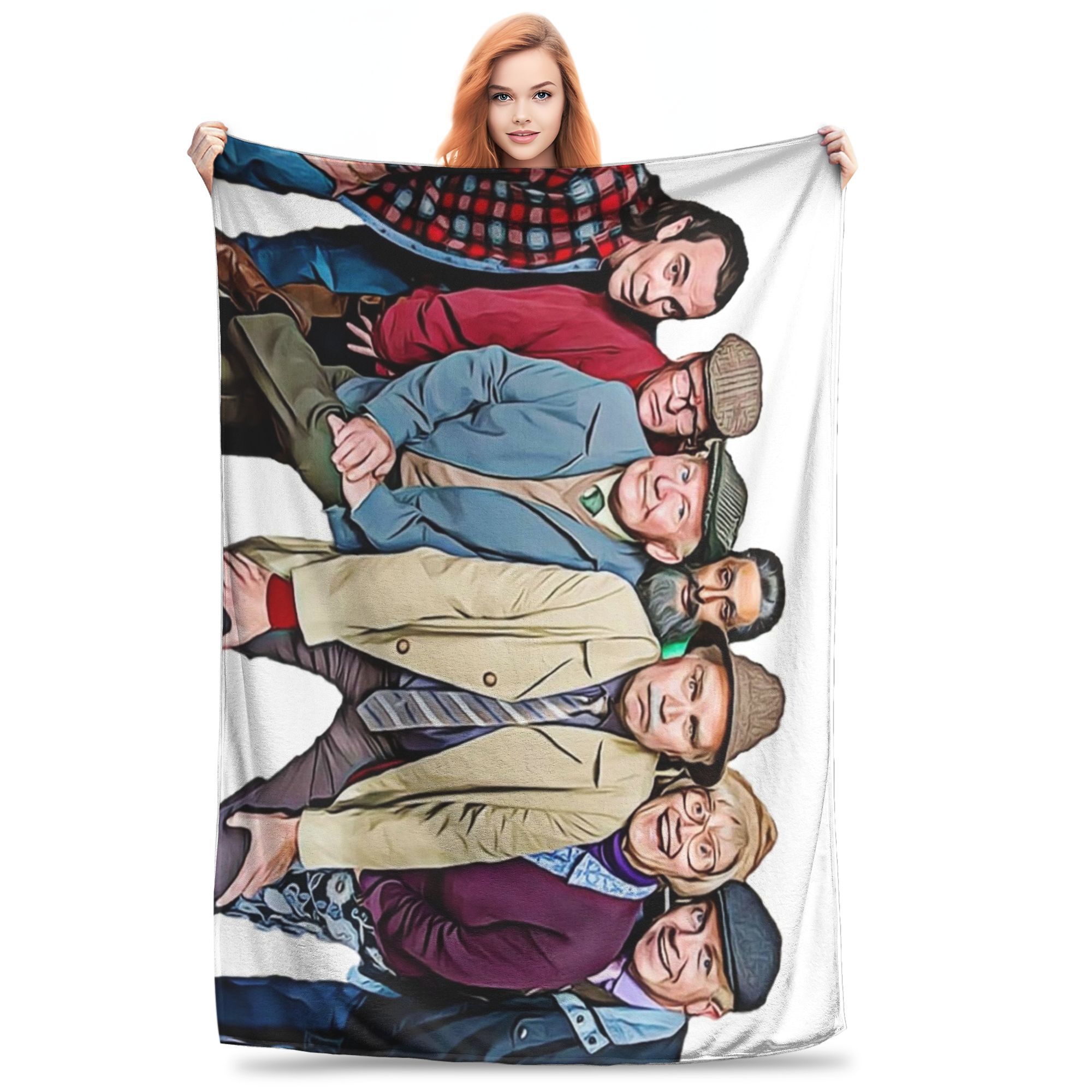 

Still Game Crew, The Clansman Blanket Soft Warm Flannel Throw Blanket Bedding for Bed Living room Picnic Travel Home Sofa 30x40in