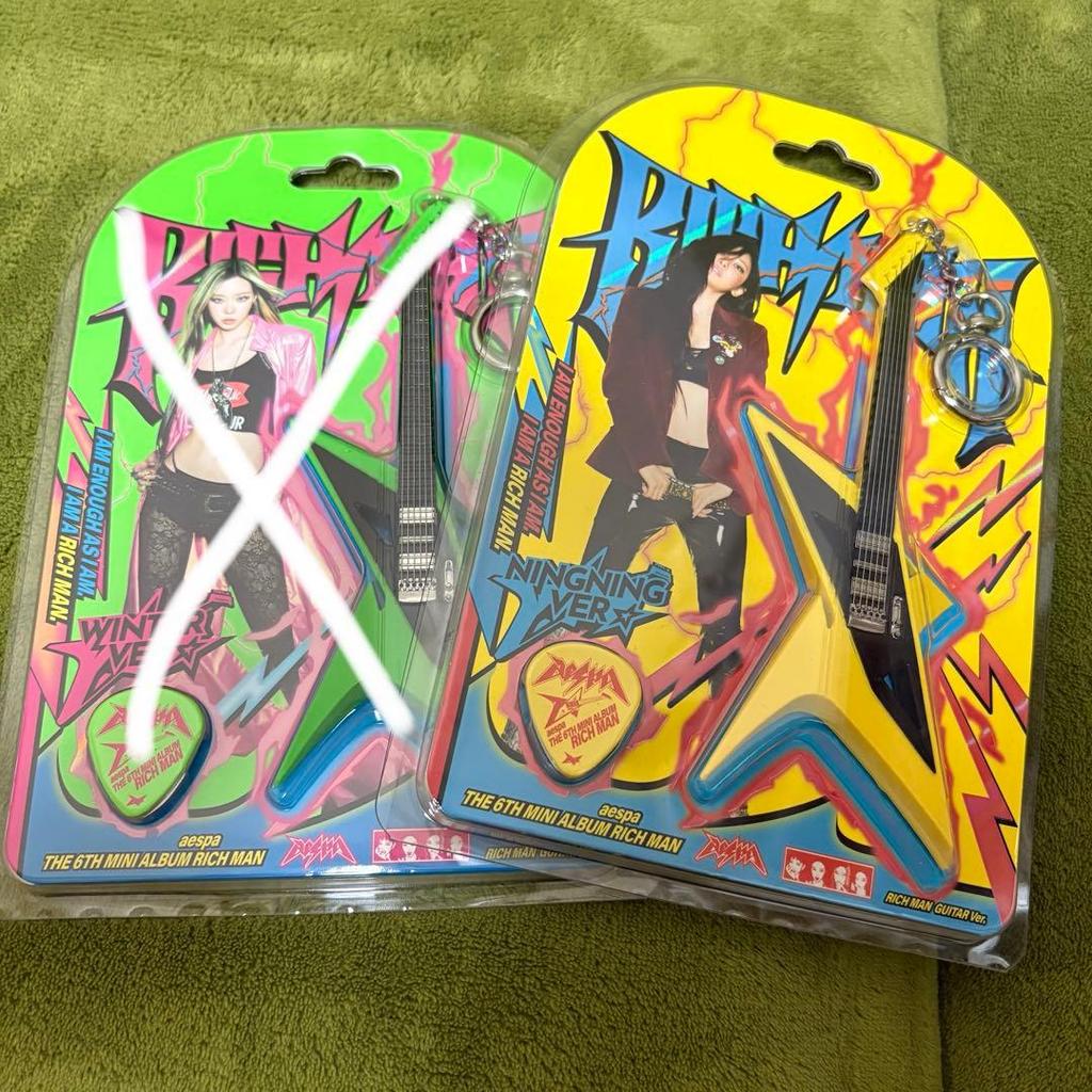 [USED] aespa richman CD guitar ninnin