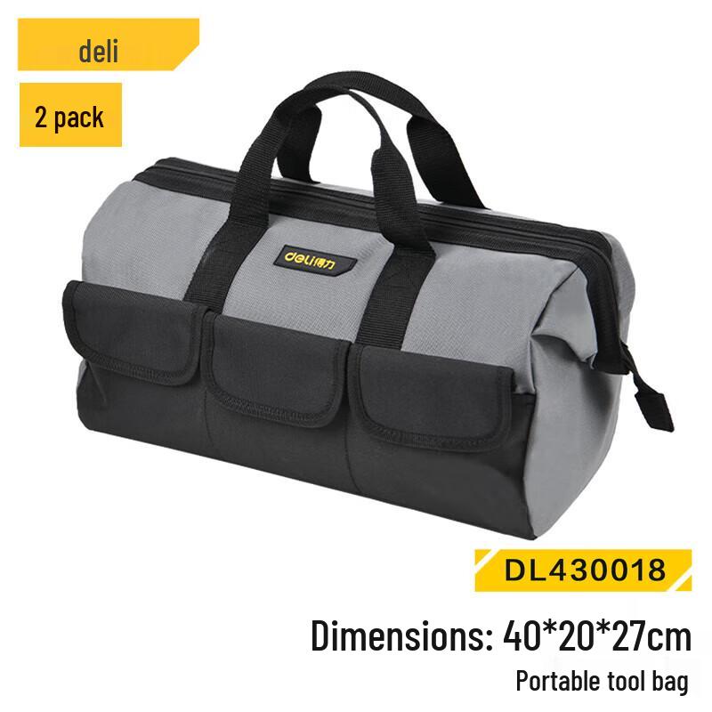 Deli 18-inch Canvas Tool Bag