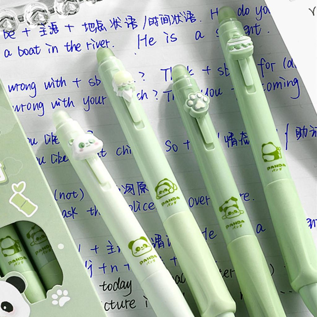 4 Pcs 0.5mm Retractable Gel Pen Neutral Pen Creative Erasable Pen Writing Pen Signature Pen Office School Supplies