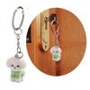 Personality Cute Dog Keychain for Women Girl Creative Flocking Dog Keyring Gift