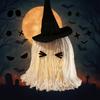 LED Specter Ornaments Luminous Mop Head Desktop Decoration Halloween Hanging Ghost Light  Study