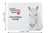 Camargue Horse - Baskılı mouse pad, atlı kişiselleştirilmiş pad, Art-Dog markasından bir ofis çalışanı için benzersiz bir alet