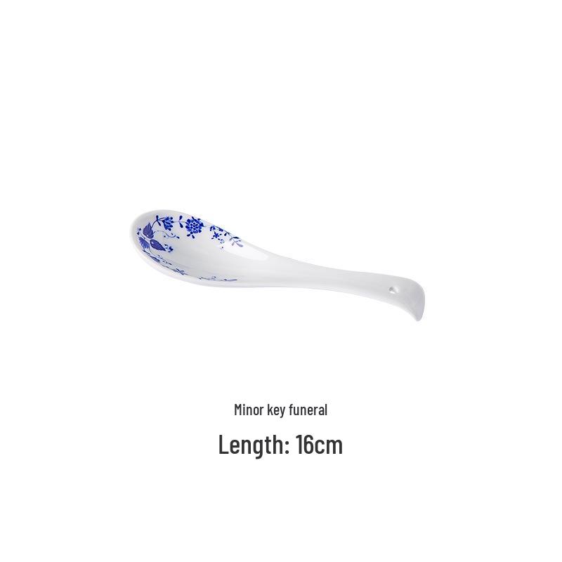 Jingdezhen Blue & White Ceramic Dinnerware Set: Plates, Bowls, Dishes, Spoons - Perfect for Housewarming Gift