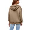 Sweats à capuche surdimensionnés pour femmes, sweats à capuche en polaire, chemises à manches longues, pulls, vêtements d'automne avec poche