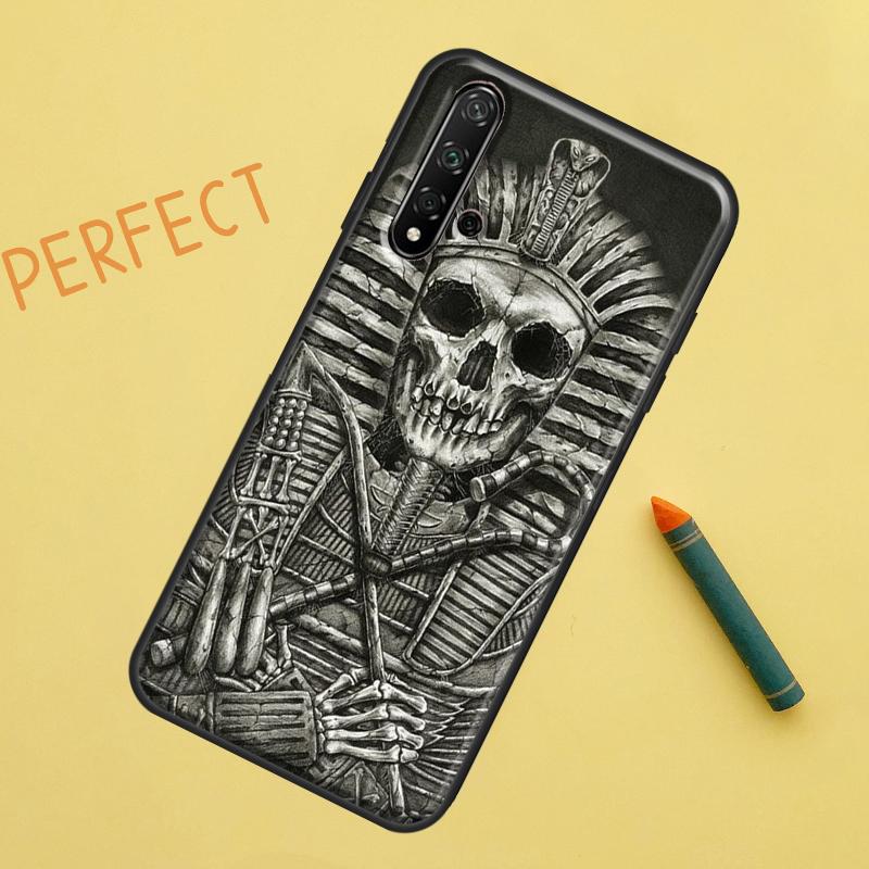 

Ancient Egypt Pharaoh For Huawei Nova Y91 Y70 Y72 Y73 Y60 Y90 Y61 8i 7i 11i 12i 12s 9 10 SE P20 P30 P40 Lite Case Huawei P30 Pro