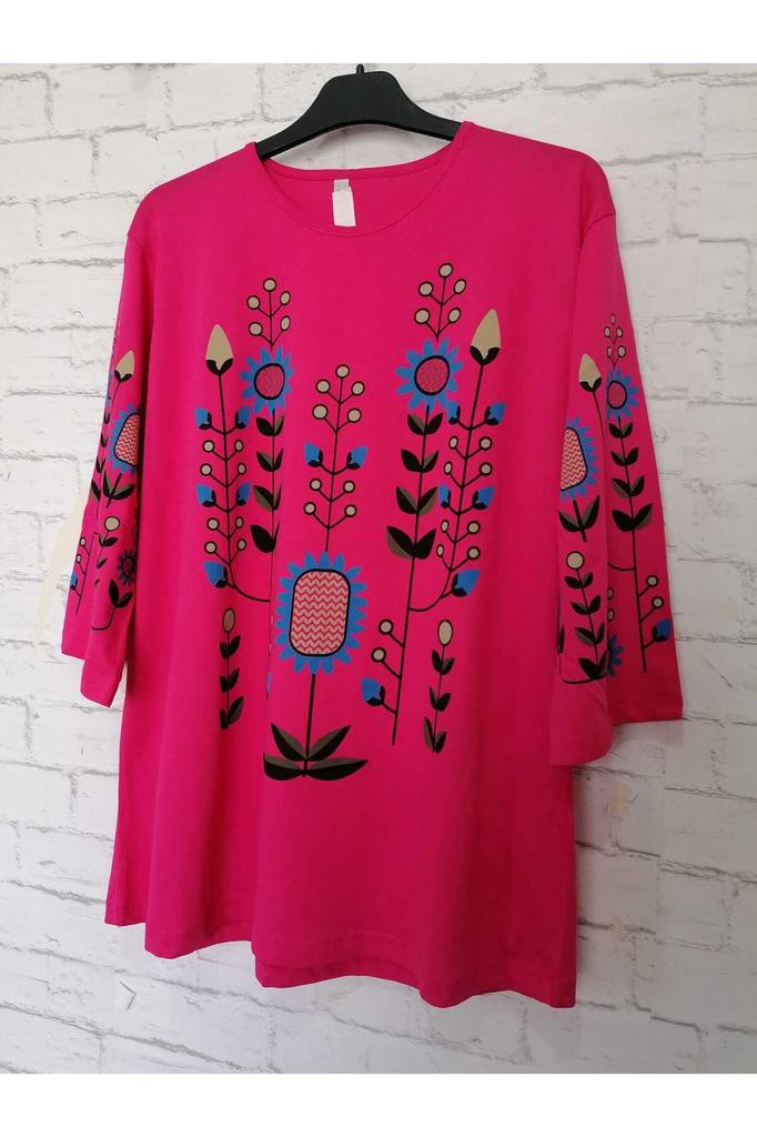 Damenbluse in großen Größen, perfekter Sommer, ganz aus Baumwolle, gekämmte Baumwolle, Bluse in großen Größen