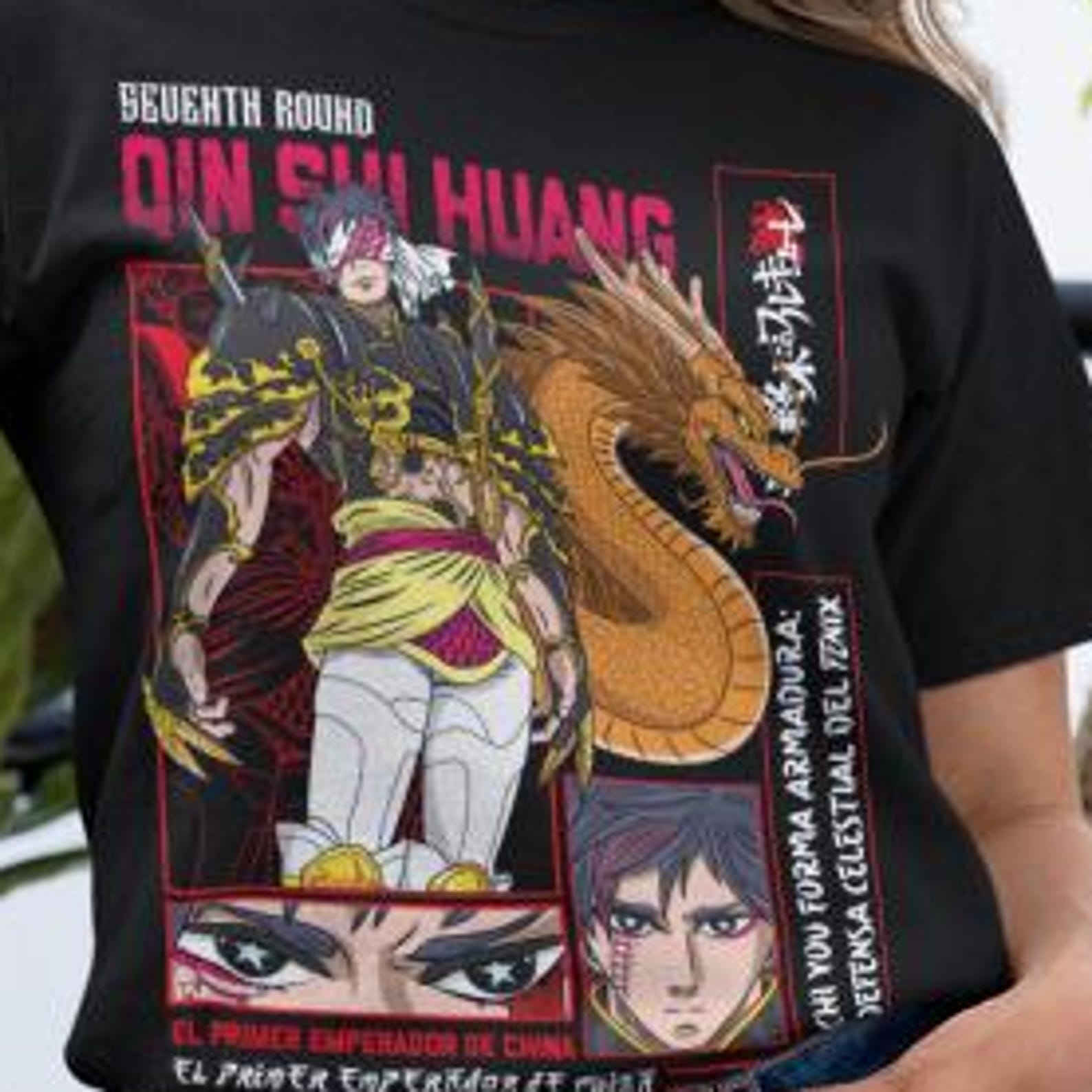 Anime Unisex T-shirt, Aesthetic Manga Tee, Vibrant Anime Lovers Shirt, Graphic Anime Tee, Anime Vibrant Style, Unisex Heavy Cotton Tee S