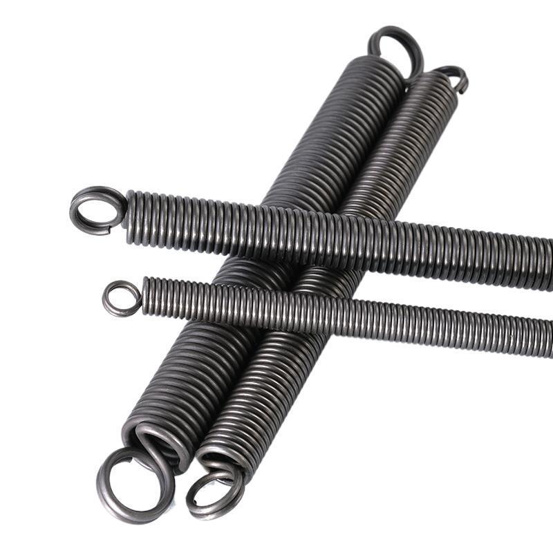 Dual Loop Hook Tension Spring, Steel Wire Thickness 0.3-6mm, Outer Diameter 3-50mm