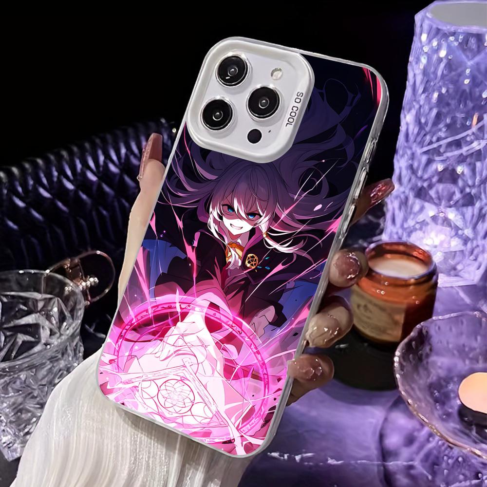

Wandering Witch Elaina White Translucent Mobile Phone Case for iPhone 17 16 15 14 13 12 11 X XR XS Air Pro Max Plus Cover iPhone17 Pro