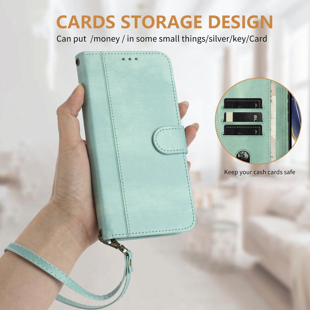 Wallet Case Compatible with iPhone 14 13 12 11 Pro Max 13 Mini X XR XS Max SE 2025,3 Card Holder Kickstand Protective Flip Cover