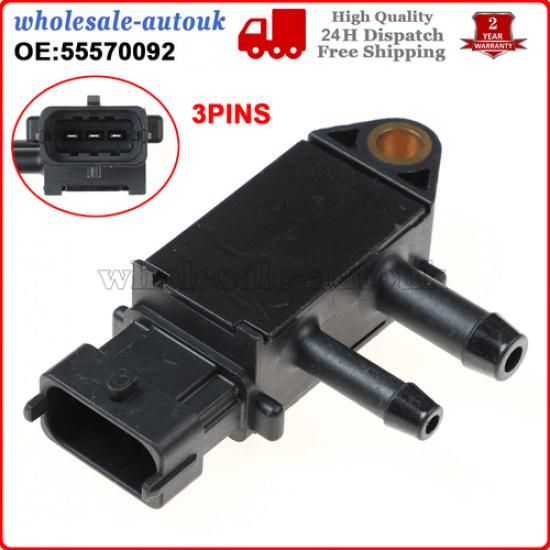 For CHEVROLET VAUXHALL OPEL 1.3 1.6 2.0 CDTI DPF EXHAUST PRESSURE SENSOR