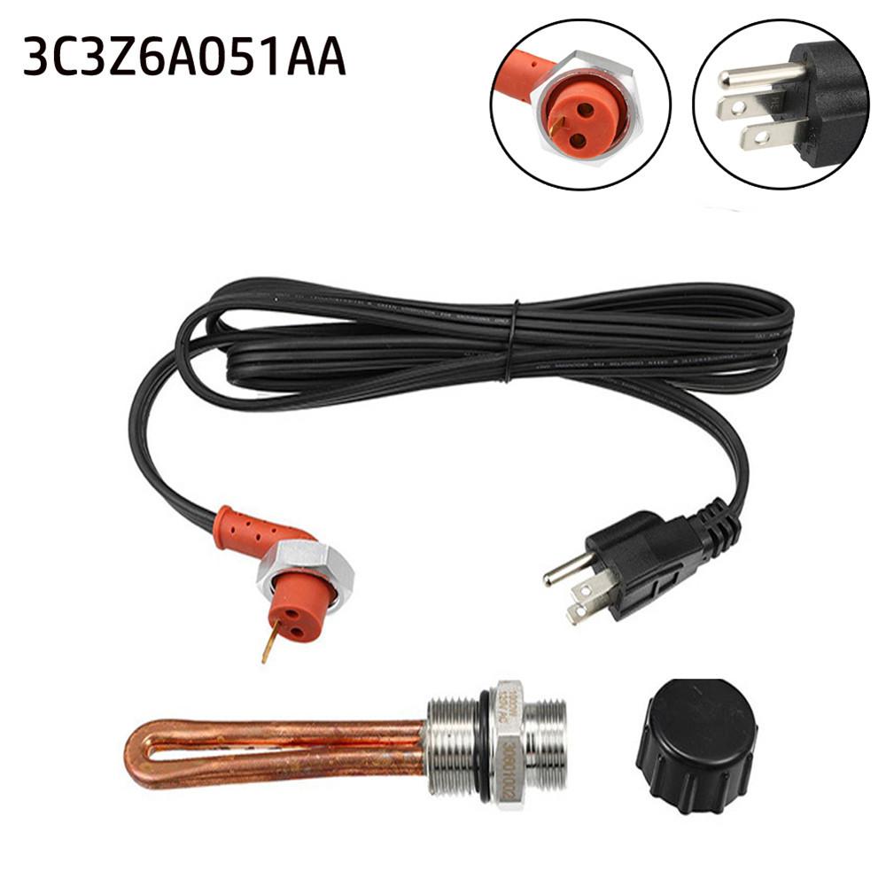 

Engine Block Heater Element With Cord for Ford F250 350 450 550 3C3Z6A051AA