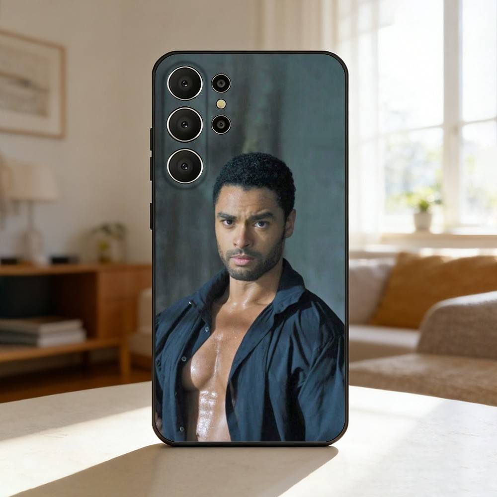Dashing Rege-Jean Page Phone Case For Samsung S26,S25,24,23,22,30,21,10,9,Ultra,Plus,Lite,FE Soft Black Case Samsung S21Ultra