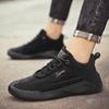 Ankle Boots Men's Casual Shoes Platform Sports Shoes Leather Shoes Fashion Round Toe Return To The Ancients Low-top Non-slip