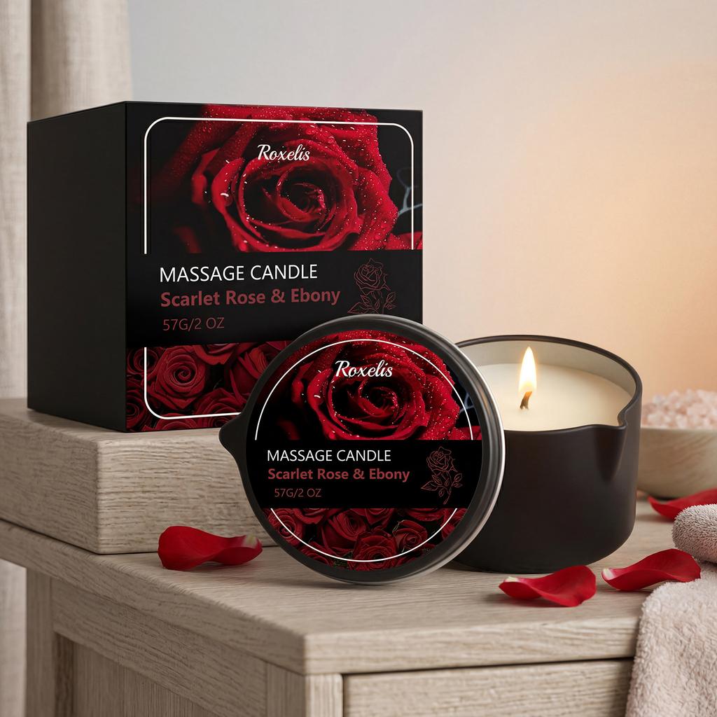Rose Aromatherapy Oil 57g Home Bedroom Deodorizer Long-Lasting Romantic Valentine Gift Fragrance