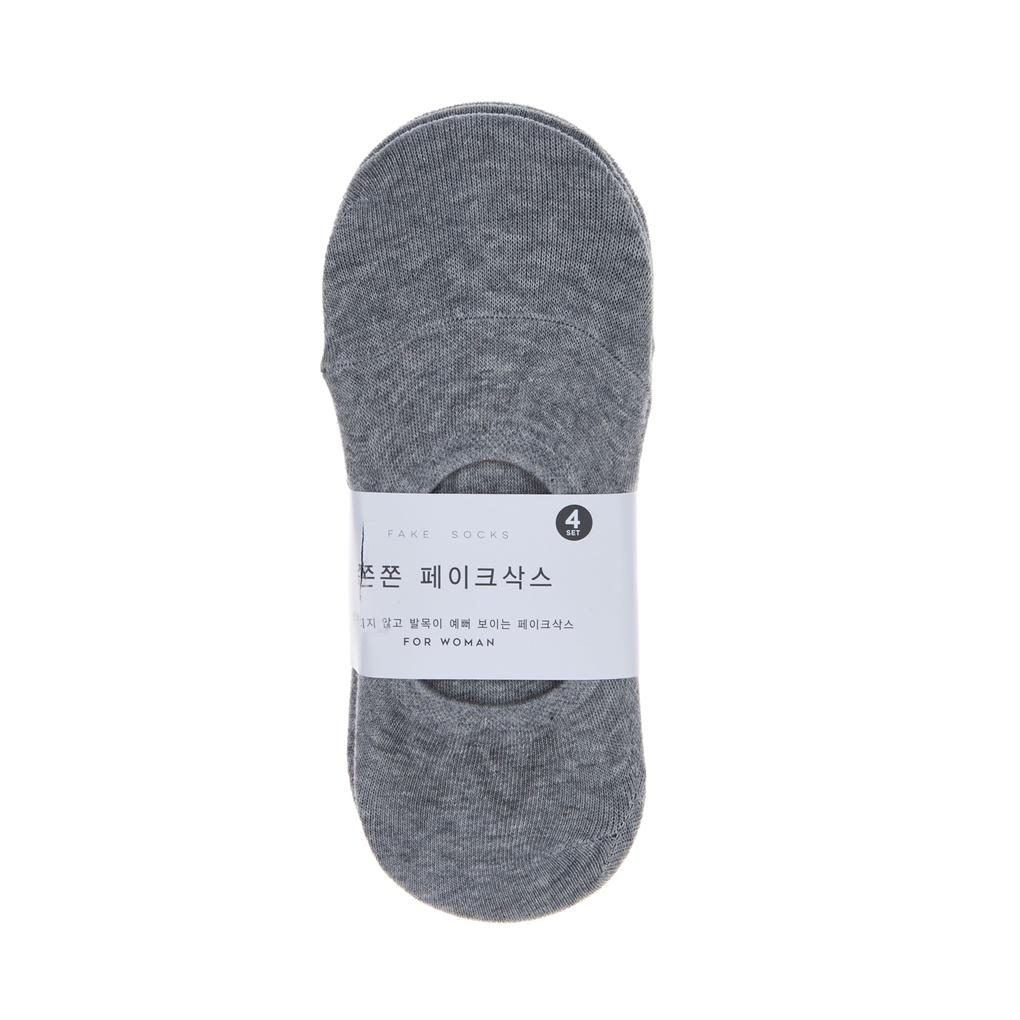 Women's Slippers 4-Pair Set (Gray)_DY0520011