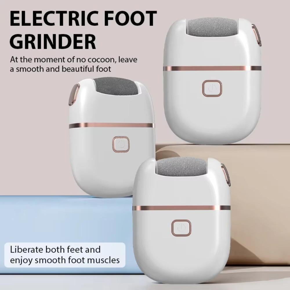 

Calluses Feet Electric Foot Grinder Rechargeable Scrubber Electric Foot Dead Skin Remover жовтий
