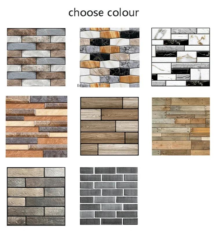 30*30cm Samoprzylepna Naklejka Ścienna z Płytek Dekoracja Domu DIY Naklejka 3d z PVC Okładziny na Szafki Kuchenne Łazienkę Wodoodporna Tapeta