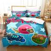 3D Tištěné Anime Hra Slime Rancher 2 Ložní prádlo Jednolůžkové Dvojlůžkové Plné Queen King Size Ložní souprava Aldult Chlapci Ložnice Sady povlečení