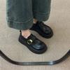 Platform British Style Small Leather Shoes Women's 2025 New Summer and Autumn with Skirts Mary Jane Women's Shoes Single Shoes Loafers