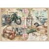 Vintage Beauty Diary: 10 Sheets of Retro Decoration DIY Paper with Daily Objects Pattern