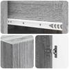 Cabinet Set 2 pcs Sonoma Grey Wood Material