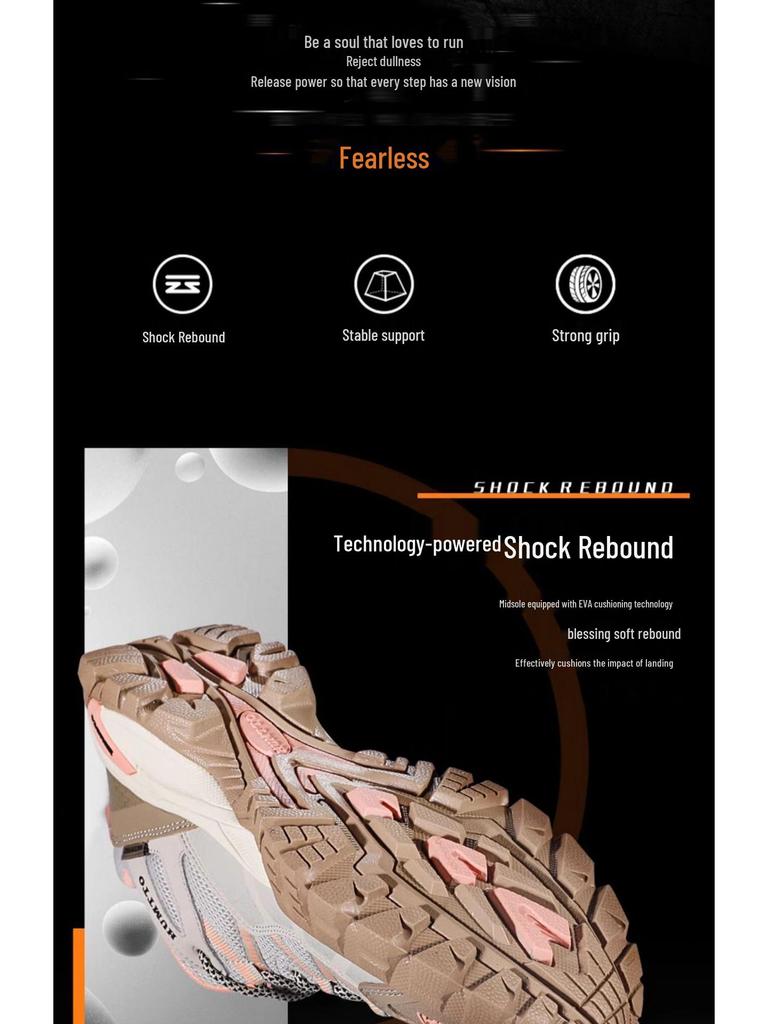 Hantu Women's Spring/Autumn Water-Repellent Non-Slip Lightweight Hiking Shoes