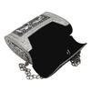 Handmade Square mosaic metal bag Women/Girls Bridal metal clutch party sling bag