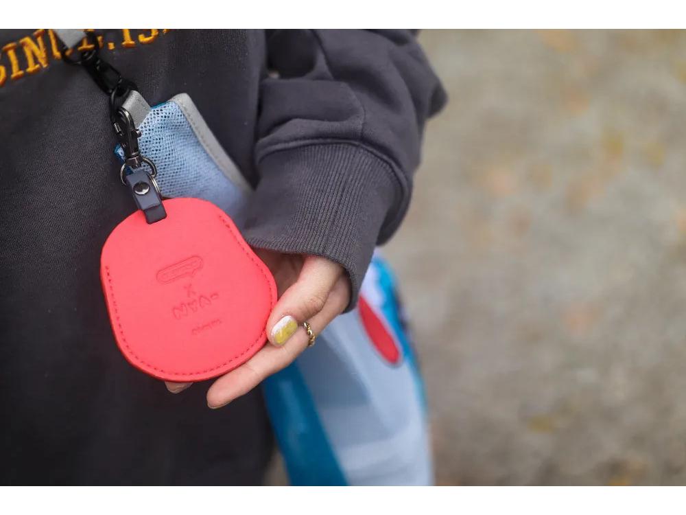 Breloc cu pisică surprinsă: Husă cheie auto unisex și pandantiv drăguț pentru geantă de depozitare