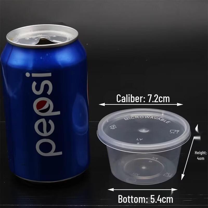 Disposable Takeout Sauce Containers with Lids