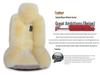 One-Piece Wool Car Seat Cushion - Plush Fur Winter Pad