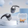 1 Pair Silicone Noise Reduction Earplug Soft Comfort Anti-Noise Ear Plugs Reusable Sound Blocking Earplugs for Sleeping Swimming