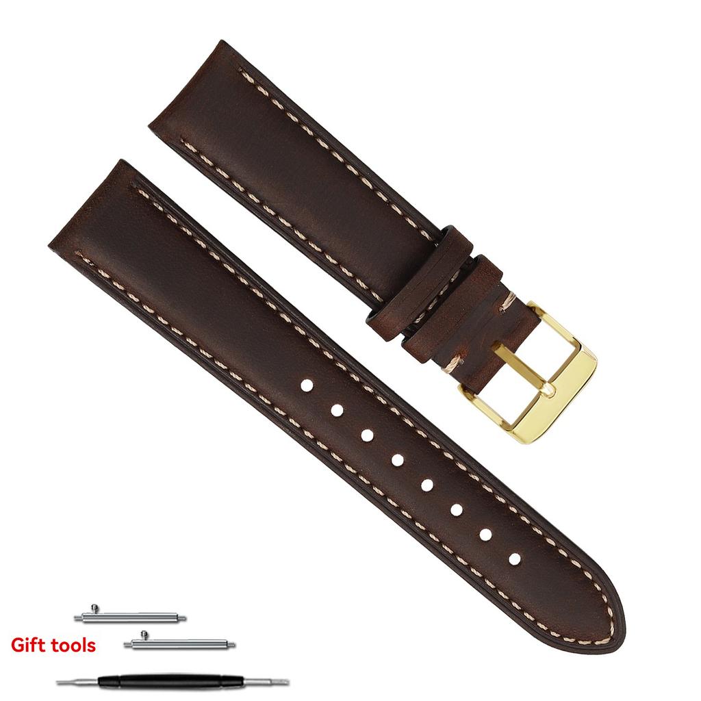 XL Extended Lenght 140+90mm Vintage Watch Strap 22mm 24mm for Panerai SElKO Casio Lengthening and Thickening Men's Watch Band