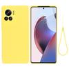 Official Liquid Silicone Phone Case with Lanyard for Motorola MOTO Edge 30 Ultra and MOTO X30 Pro Shockproof Protective Cover