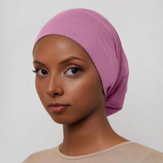 Women Turban Hat Modal Ethnic Top Hat Lightweight Breathable Hair Bag Elastic Fit Outdoor Activities Headwear