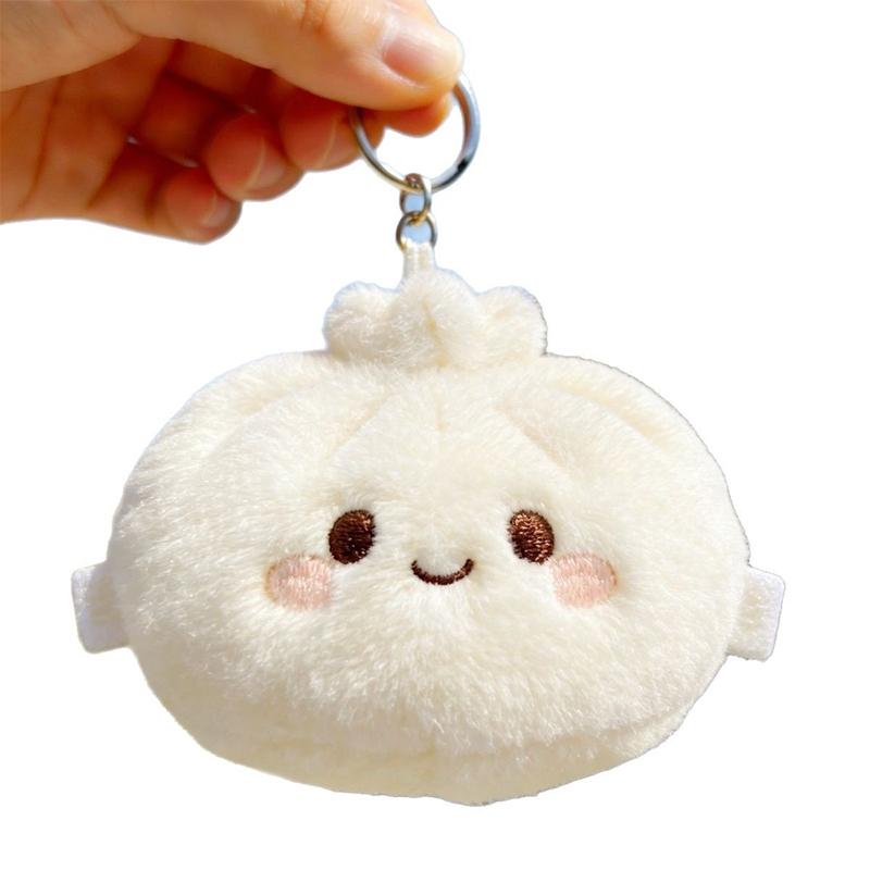 Soft Bun Squishy Plush Toy Keychain for Relaxing Stress Relief and Enjoyment