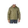 Adidas Essentials Insulated Hooded Jacket Logo Print Zip-Up Jacket Men Jacket Olive HZ5725
