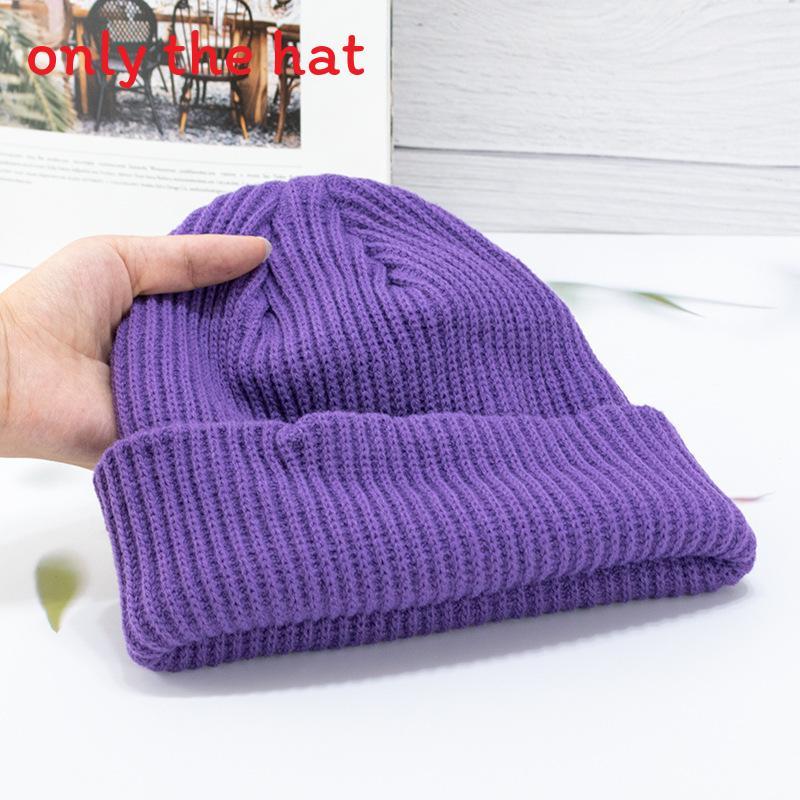 Gestrickte Mütze für den Winter mit atmungsaktiven und winddichten Eigenschaften für Damen und Herren