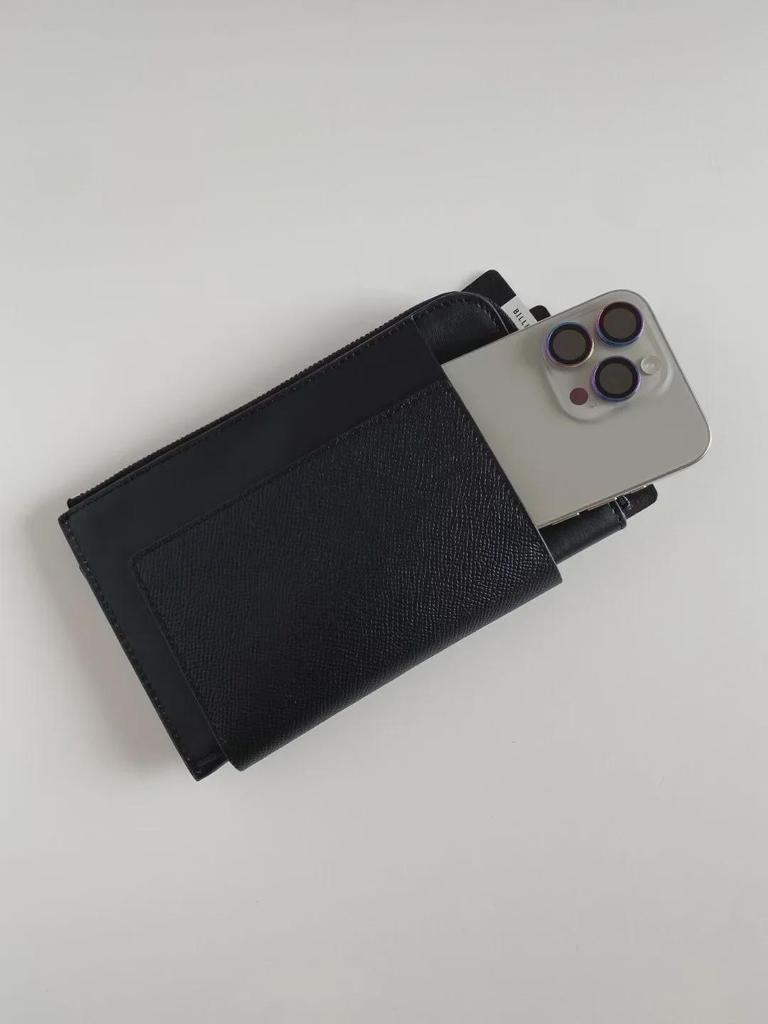 Bawang Tianxia 08 Yeni İnek Derisi Boyun Askılı Kart ve Telefon Tutucu