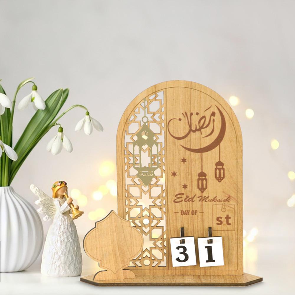 Moon Elegant Festival Countdown Castle Tabletop Ornament For Celebrations Festive