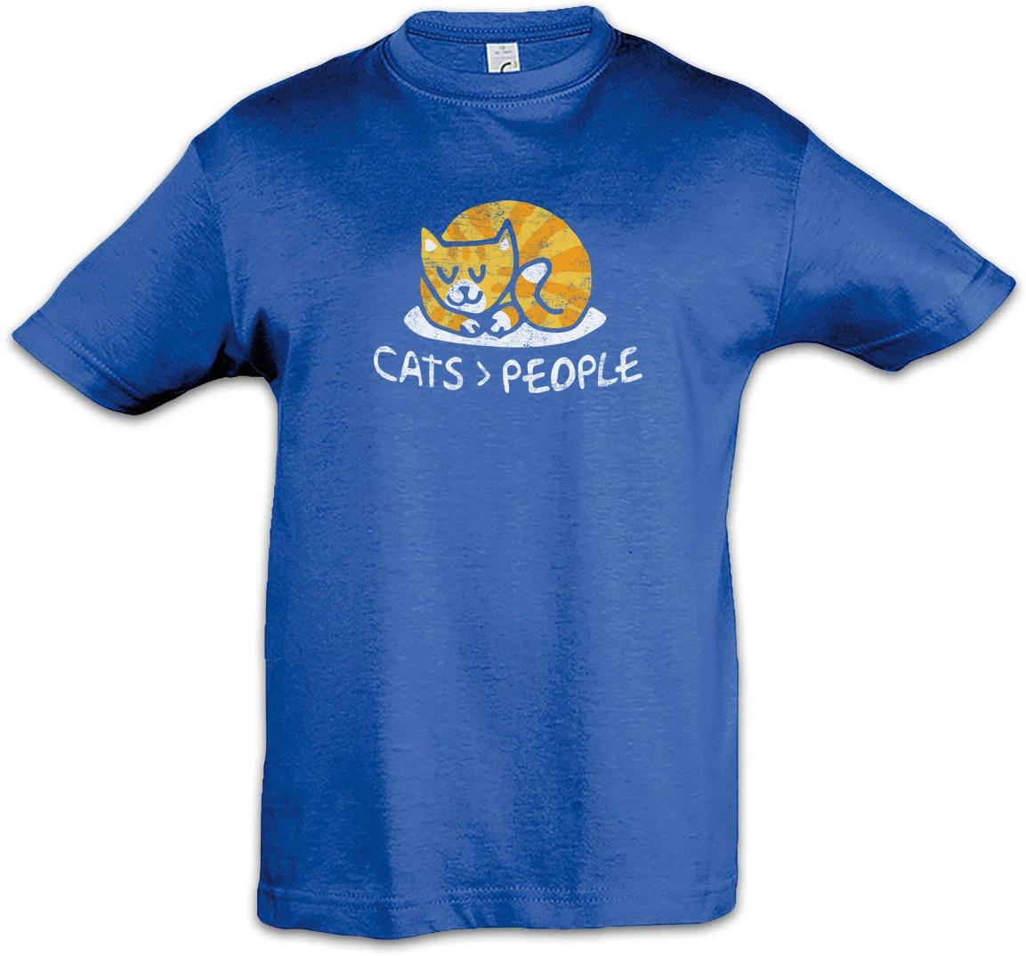 Cats People Kids Boys T-Shirt Cat Cats Love Love Addicted Fun Love- 110
