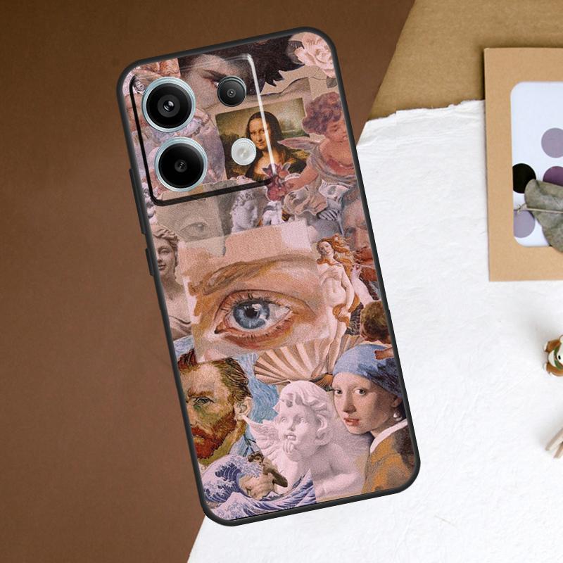 Renaissance Art Painting Case For Xiaomi Redmi Note 13 11 9 10 12 Pro Plus 9S 10S 11S 12S Redmi 13C 9C 10C 12C Cover