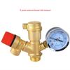 Brass Safety Pressure Relief Valve for Floor Heating & Boiler Exhaust
