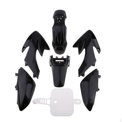 Black Plastic Fairing Kit for 50 CRF50 Bicycle 50cc 110cc 120cc 125cc